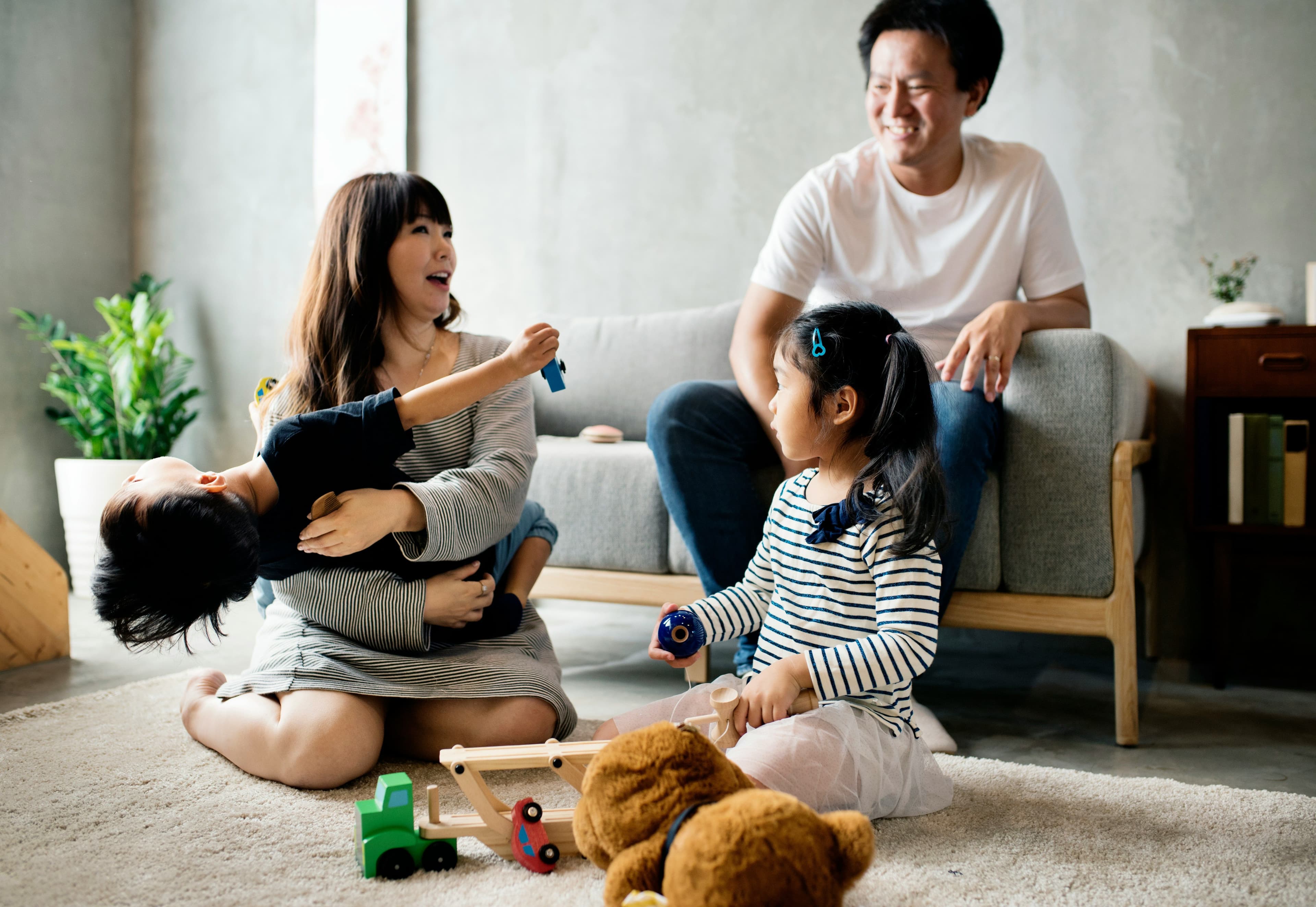 Espaces conçus pour la vie de famille